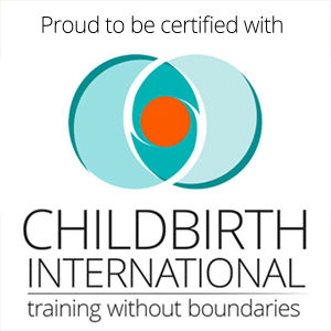 Proud to be certified with Childbirth International - training without boundaries