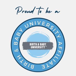 Proud to be a Birth & Baby University Affiliate logo