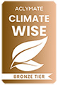 Aclymate Climate Wise Bronze Tier Logo