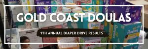 Gold Coast Doulas Diaper Drive Results